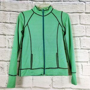 Z by Zella girl zip up athletic jacket striped